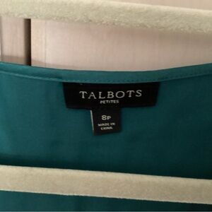 Talbots Teal Women's Sweater Cardigan